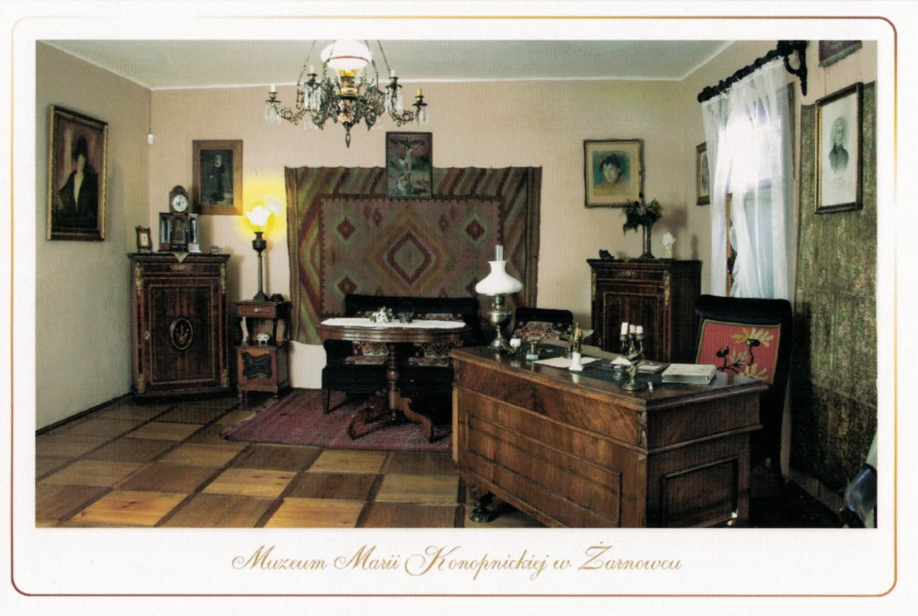 Pocztówki Muzeum Marii Marii Konopnickiej w Żarnowcu