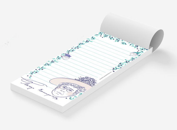 Notes „to-do list” z wizerunkiem Marii Konopnickiej